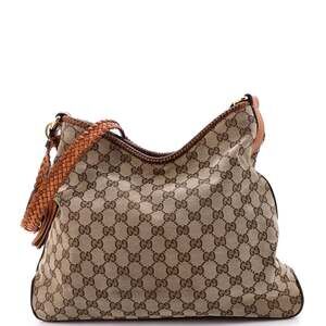 Gucci Marrakech Hobo Gg Canvas Medium #240022G11B